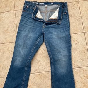 J. Crew 9" Billie DEMI-BOOT CROP JEAN size 30